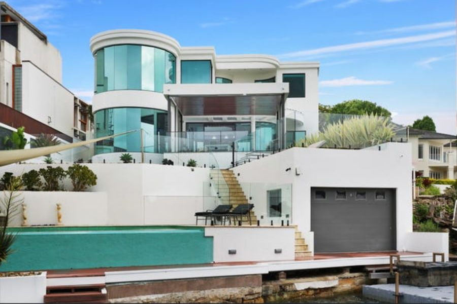 Waterfront home exterior, Connells Point