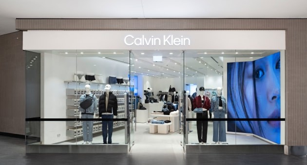 Calvin Klein store frontage, Chatswood Chase