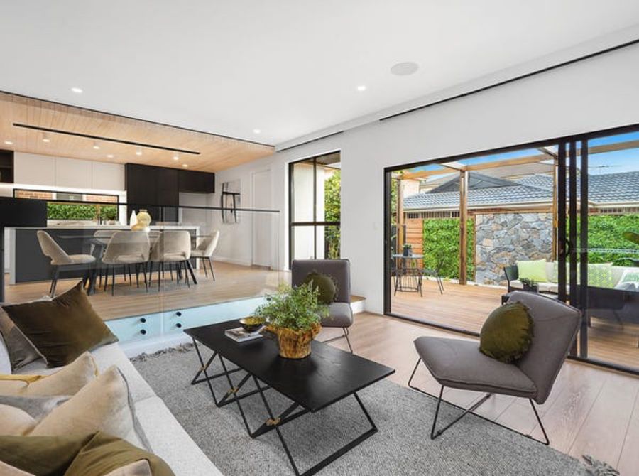 Open-plan living area