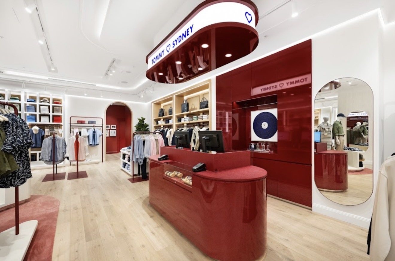 Tommy Hilfiger store painted by Next Coat, Chatswood Chase