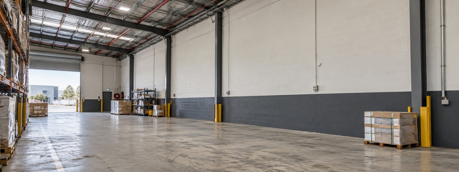 Finished warehouse interior