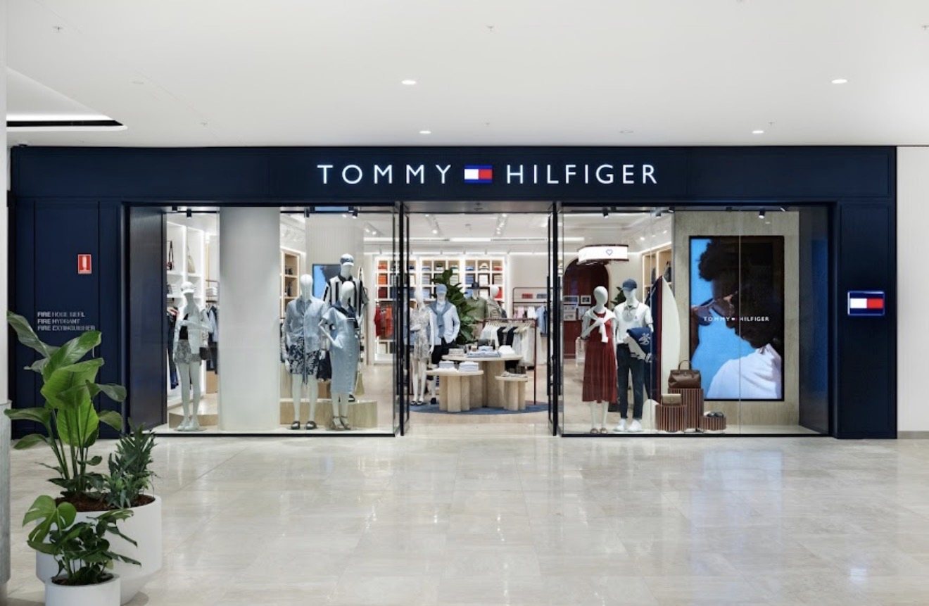 Tommy Hilfiger store frontage, Chatswood Chase